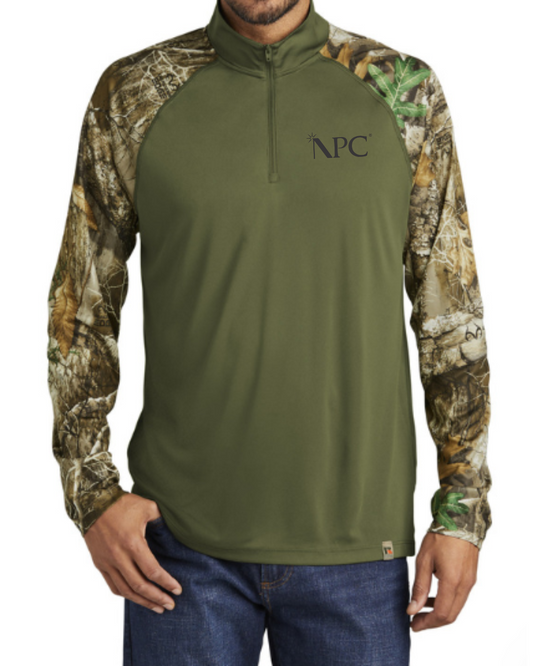 NPC Realtree Edge® Colorblock Performance 1/4-zip