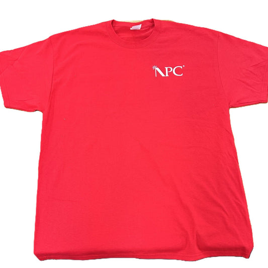 NPC Classic & Simple Logo T-Shirt | Red