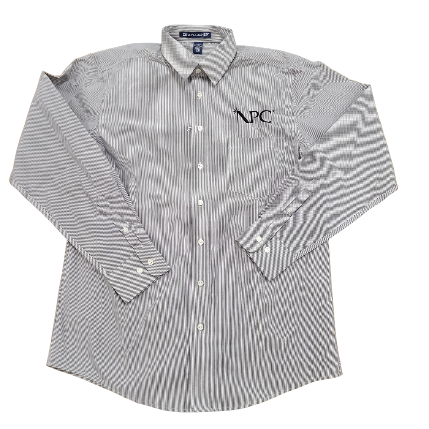 NPC Mens Pinstripe Dress Shirt