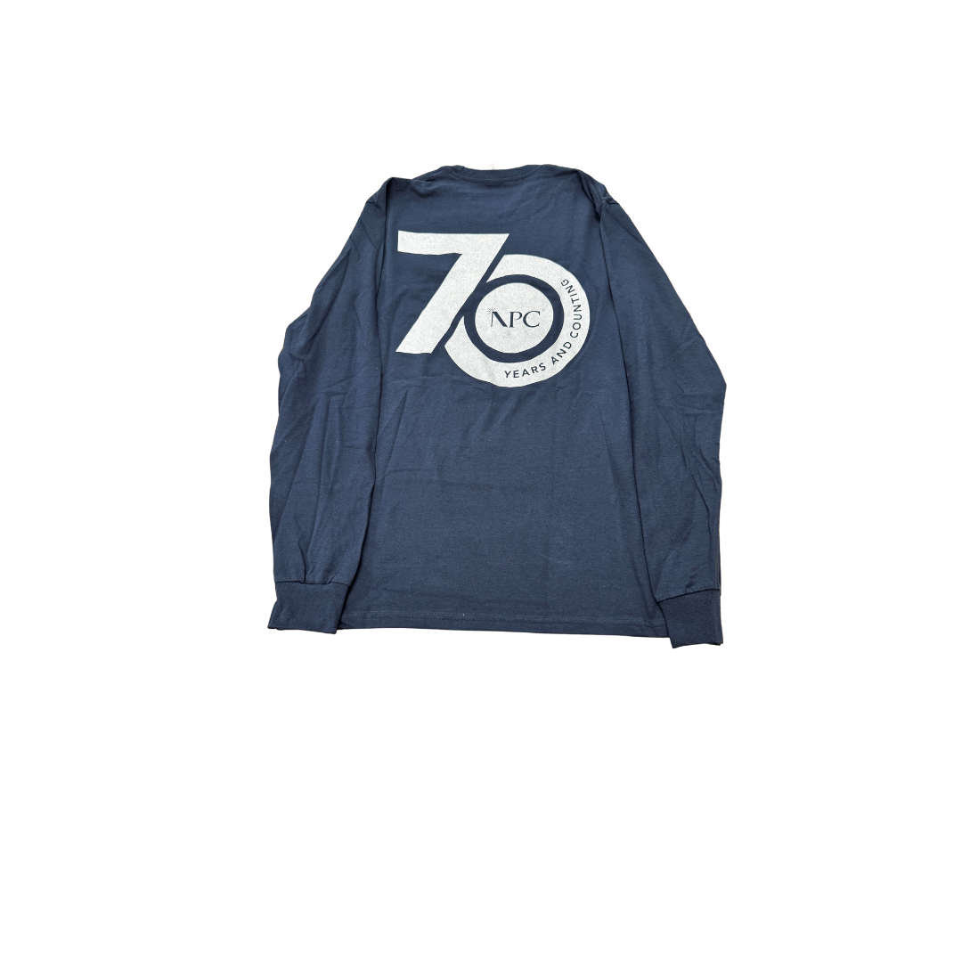 NPC 70th Anniversary Navy Long Sleeve