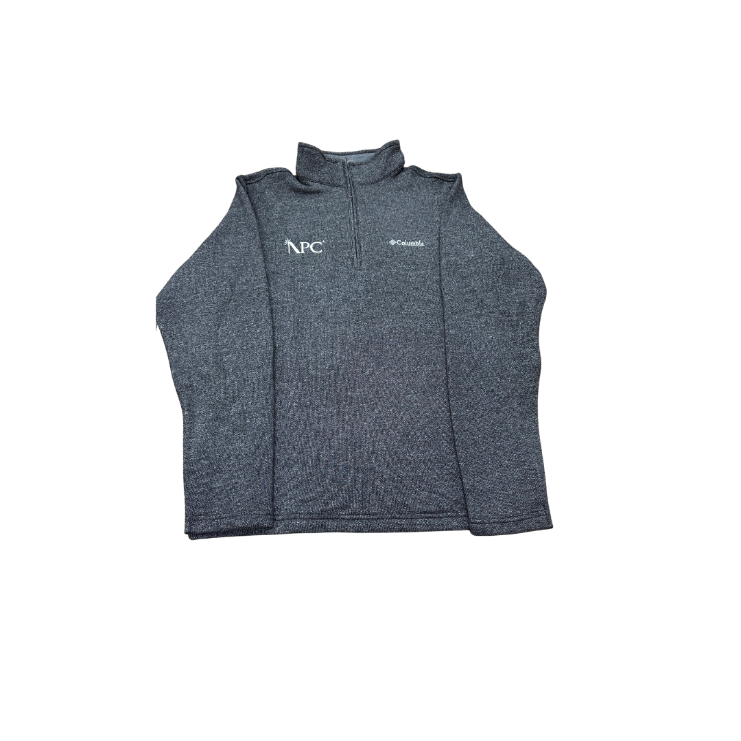 NPC Columbia Half-Zip Pullover | Black Heather