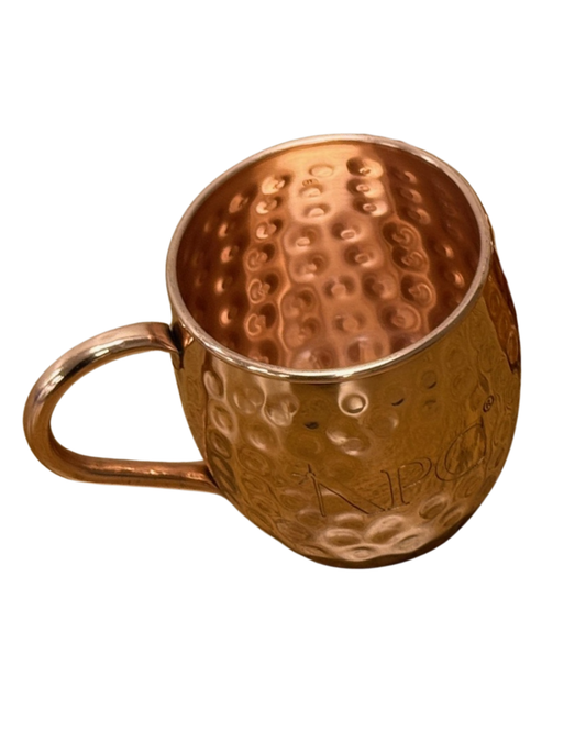 NPC Barrel Hammered Copper Mug
