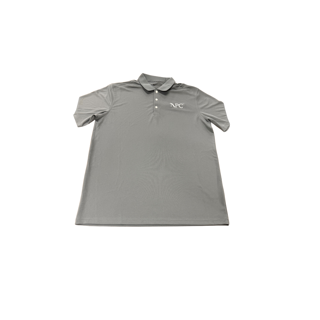 NPC Mens Classic Nike Golf Polo | Cool Gray