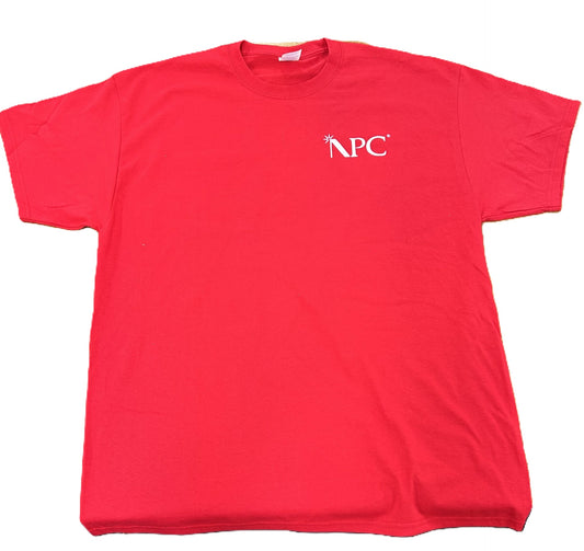 NPC Classic & Simple Logo T-Shirt | Red