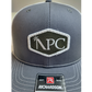 NPC Classic Trucker Patch Hat | Gray Charcoal & White