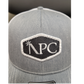 NPC Classic Trucker Patch Hat | Heather Gray & White