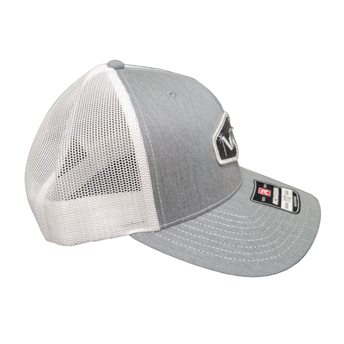 NPC Classic Trucker Patch Hat | Heather Gray & White