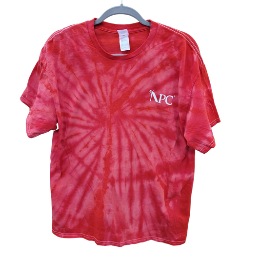 NPC Wish You Were Here Tie Dye T-Shirt | Red