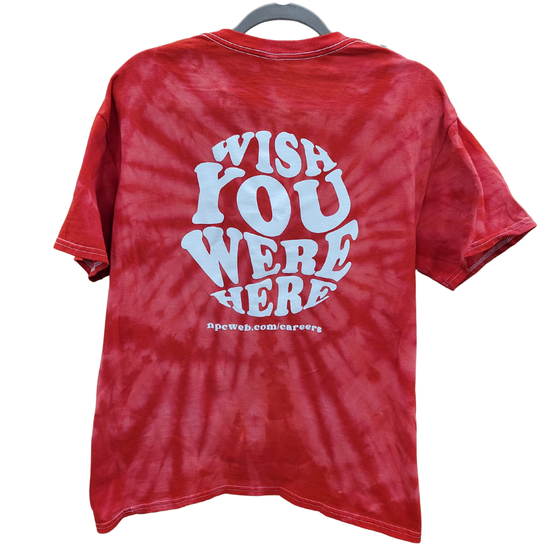 Wish you were here tie online dye shirt
